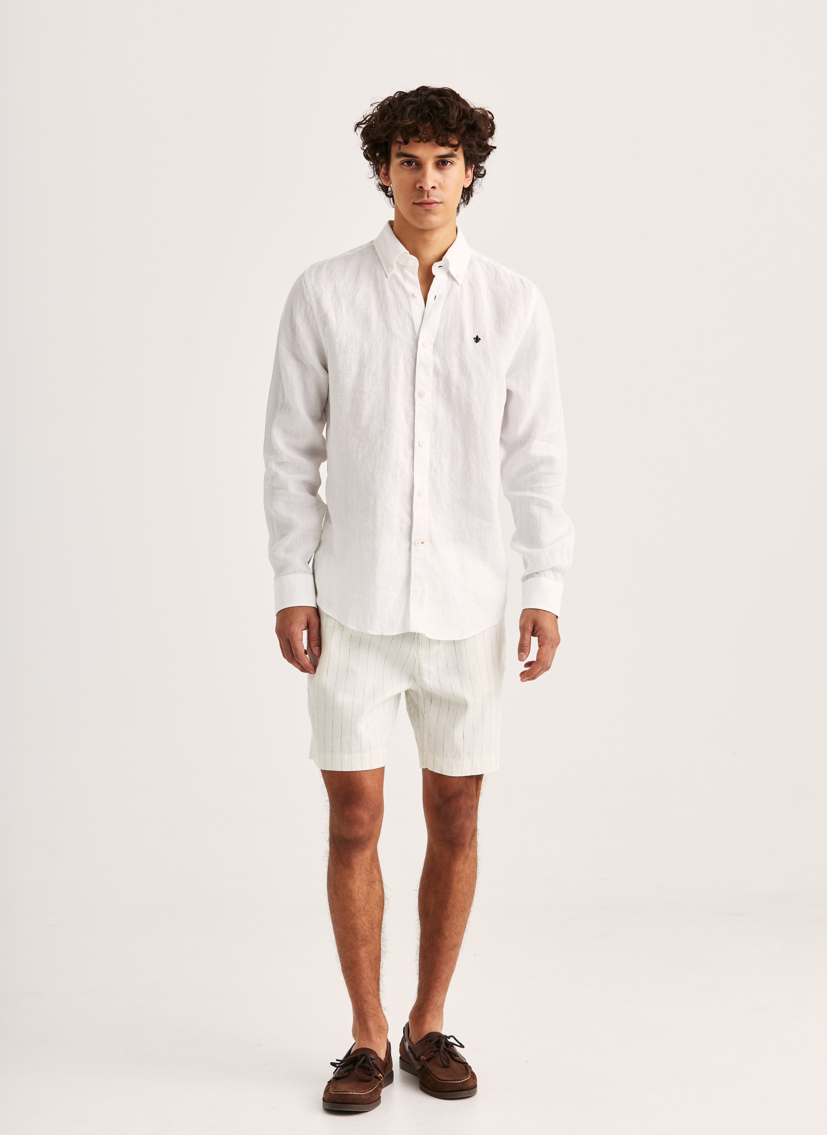 Douglas Linen Shirt-Classic Fit - Morris Stockholm