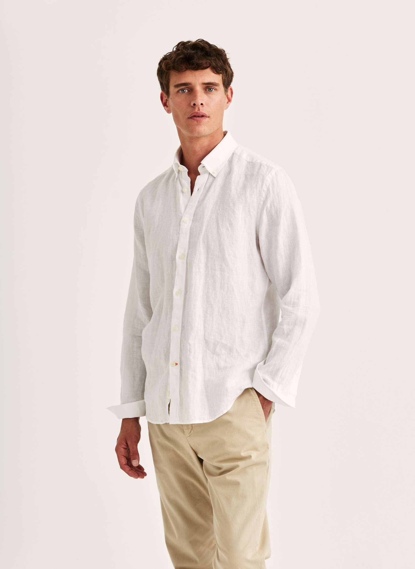 Douglas Linen Shirt-Classic Fit - Morris Stockholm