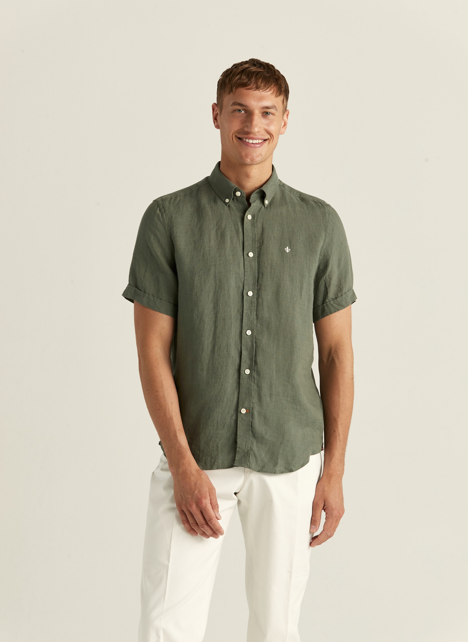 Douglas BD Linen Shirt SS - Morris 