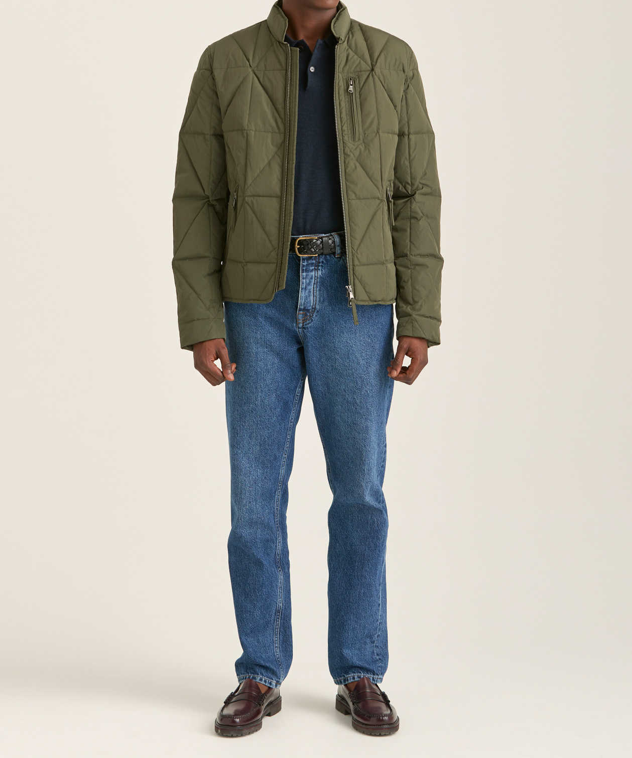 ジャケット・アウター HTS COTTON OVERDYED DOUBLEOVERCOAT HTS