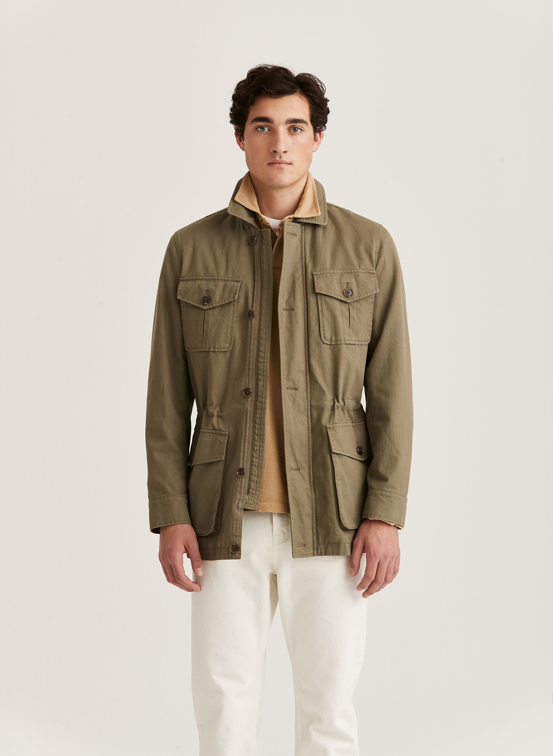 ジャケット・アウター archive khaki zip jacket Amira Sand Jacket - Morris Stockholm