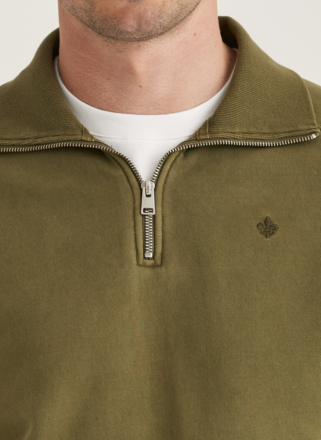 Maryon Half Zip Washed Sweatshirt - Morris Stockholm