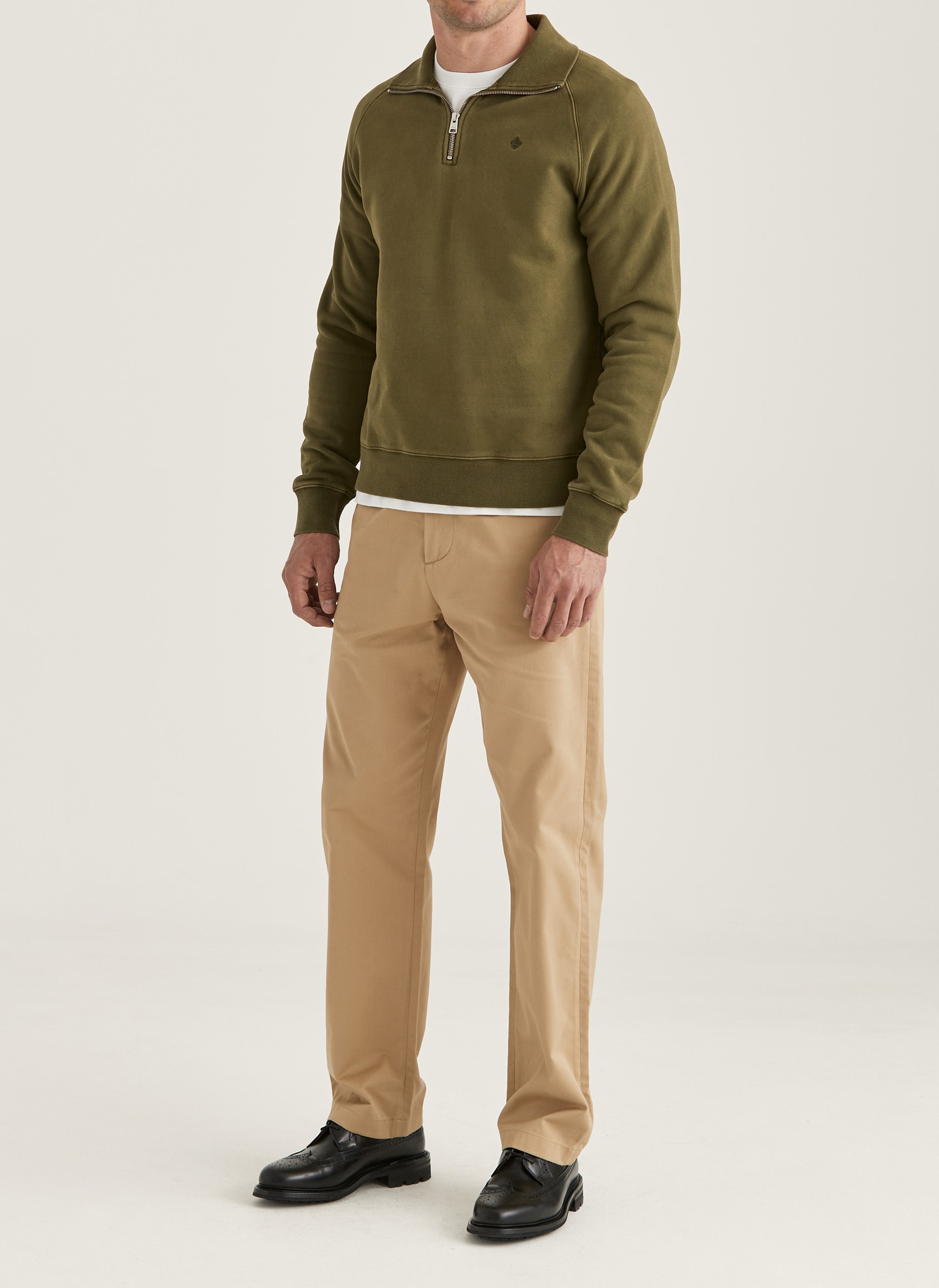 Maryon Half Zip Washed Sweatshirt - Morris Stockholm
