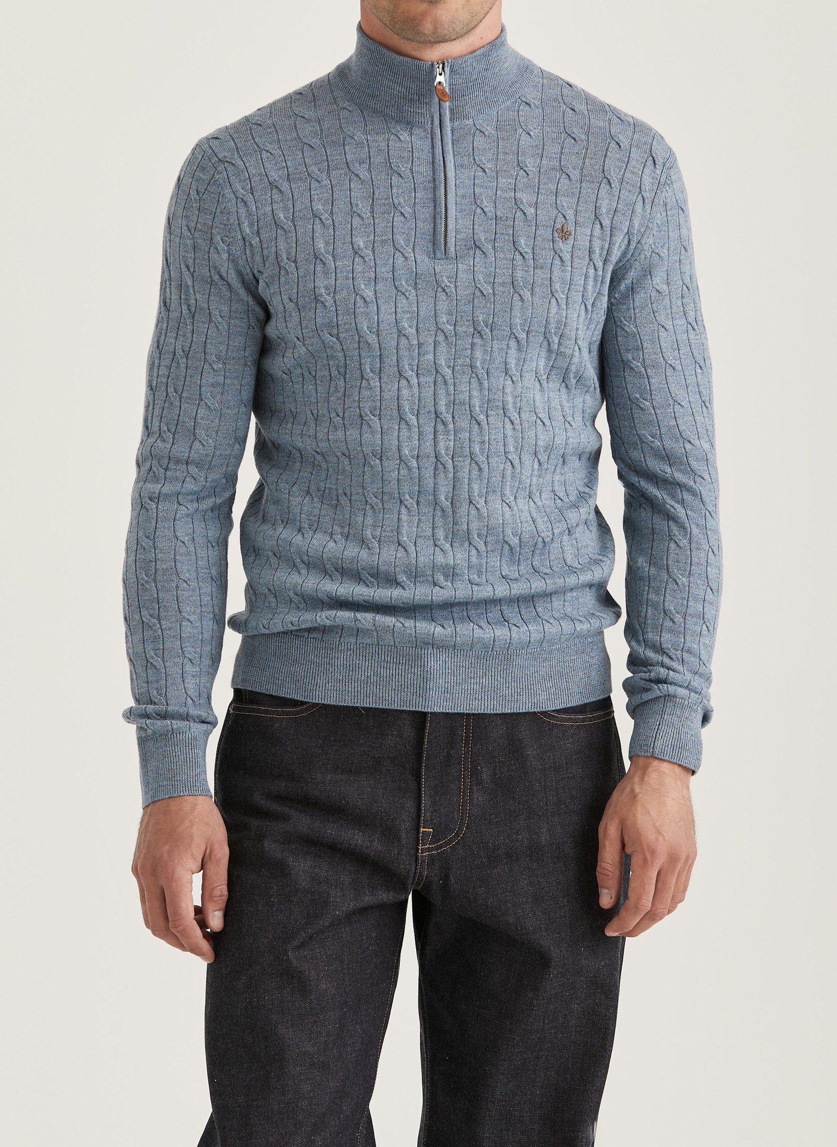 Merino Cable John Zip - Morris Stockholm
