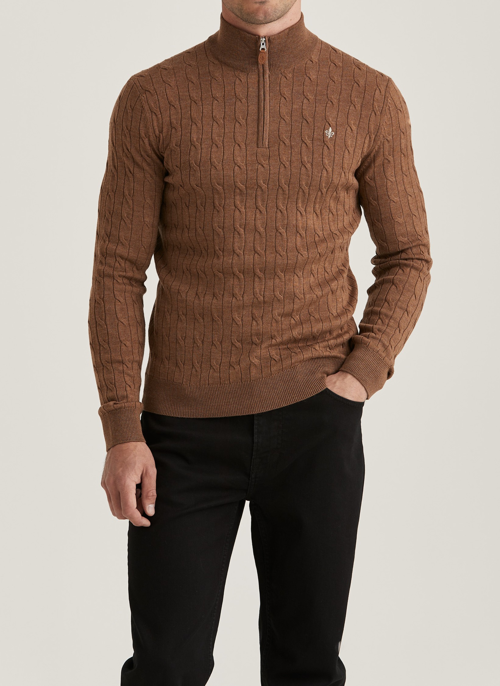 Merino Cable John Zip - Morris Stockholm