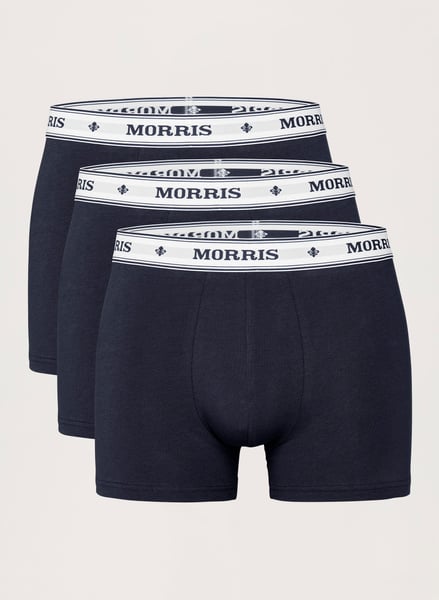 Morris Boxer Brief 3-pack Old blue | Old Blue men's boxer briefs