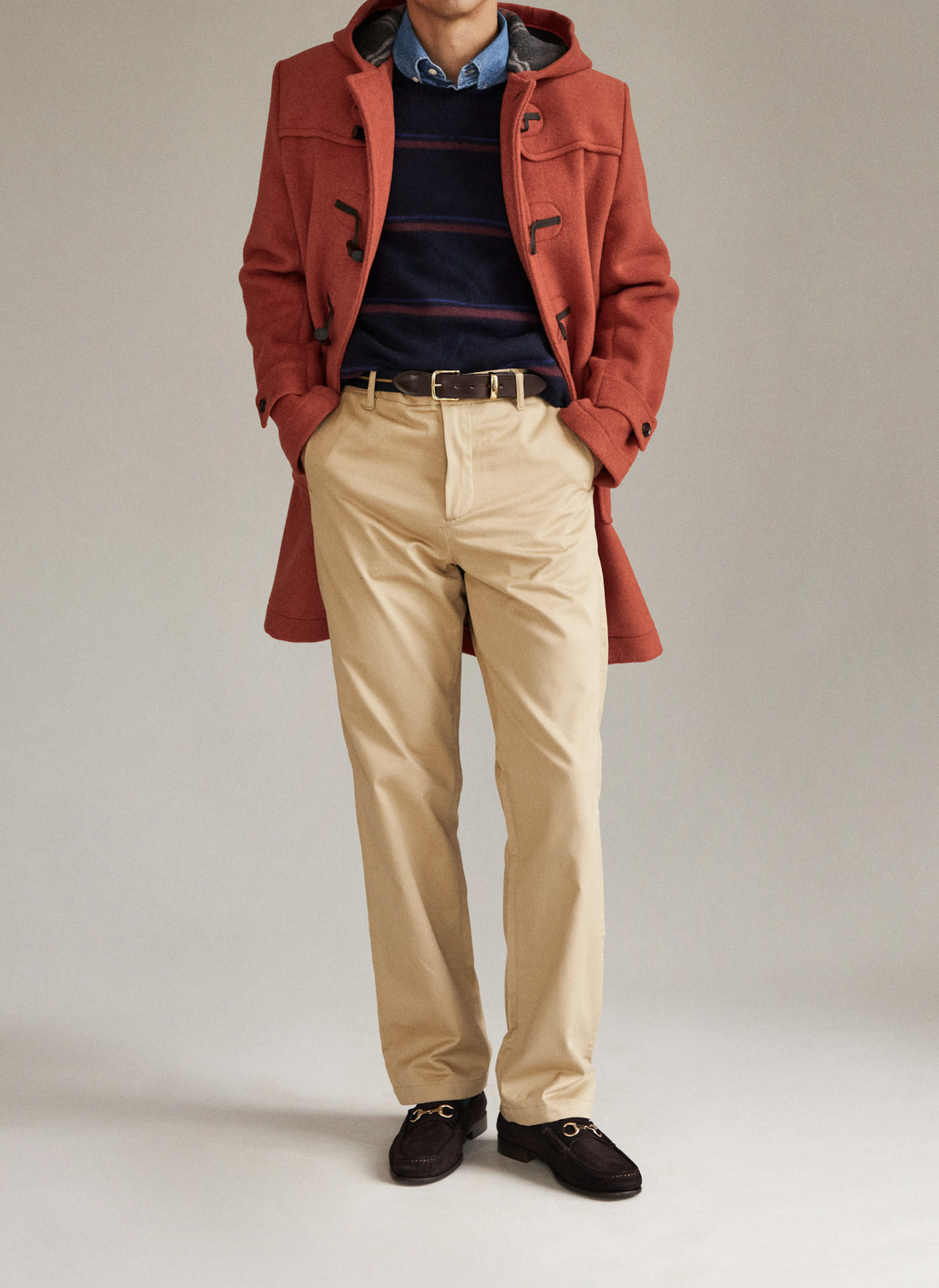 ジャケット・アウター LENO CASHMERE DUFFLE COAT BROWN SIZE 2 2381_08c5fa4f23-150256-morris-