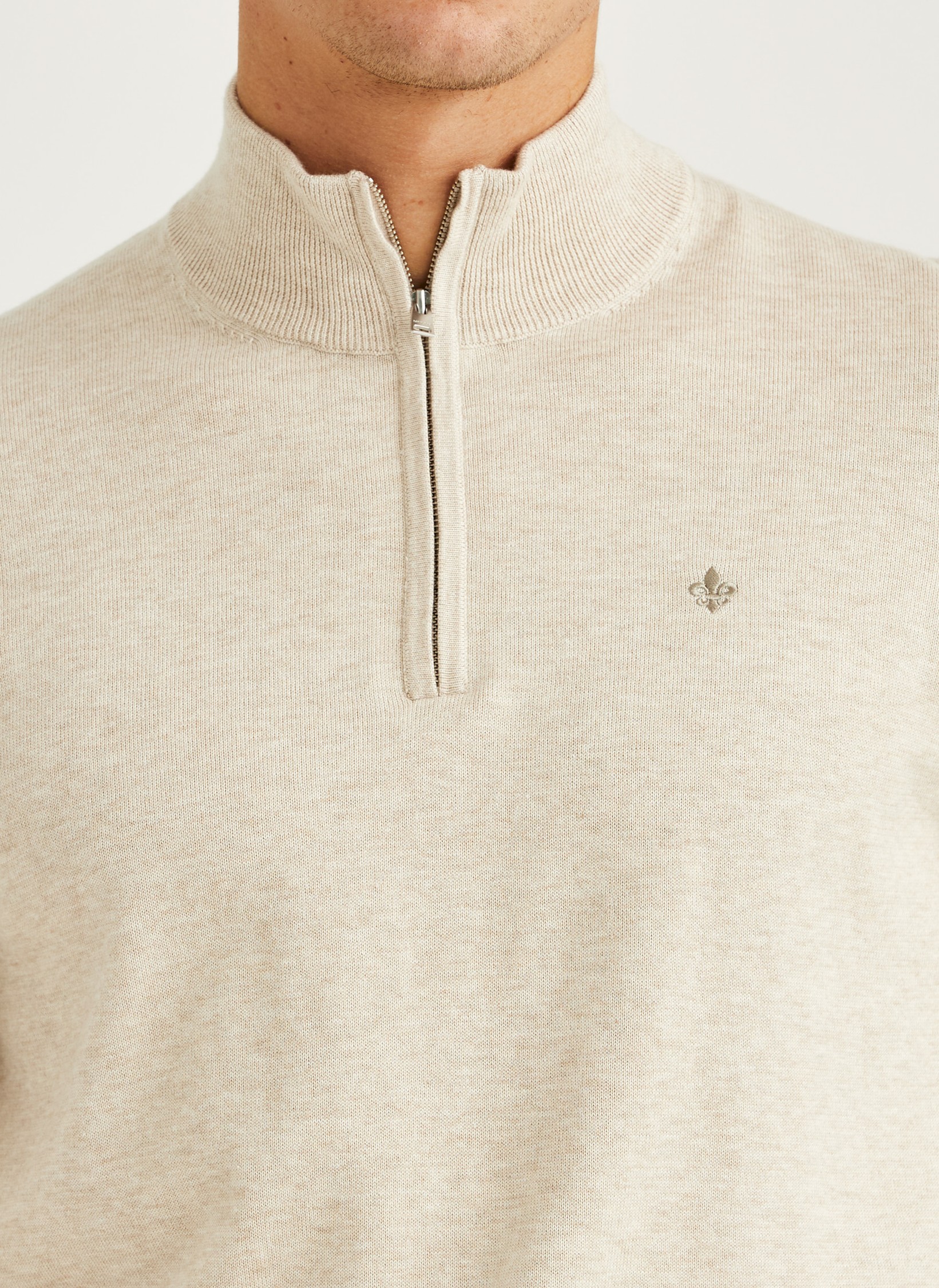 Riley Half Zip - Light green