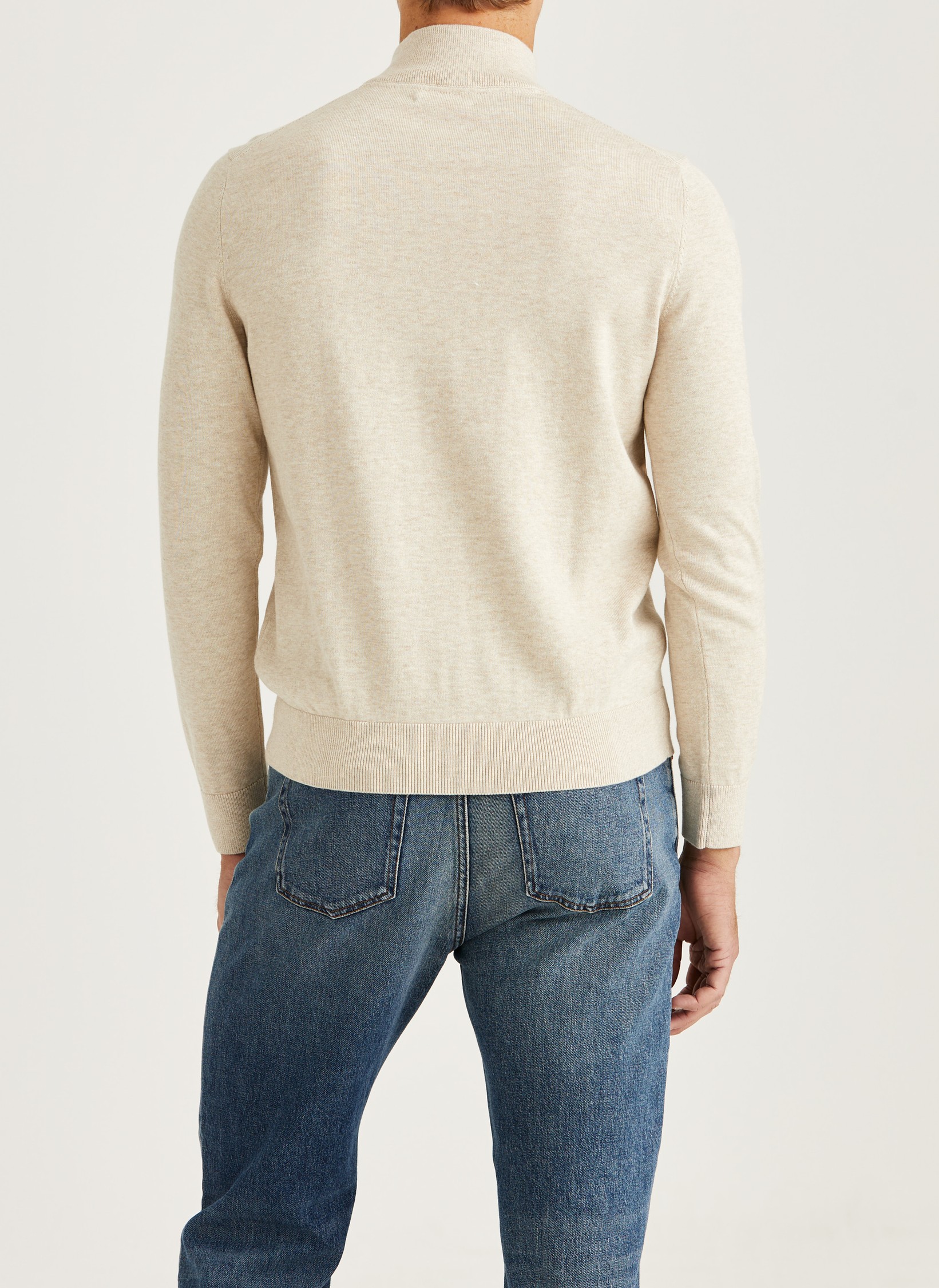 Riley Half Zip - Light green