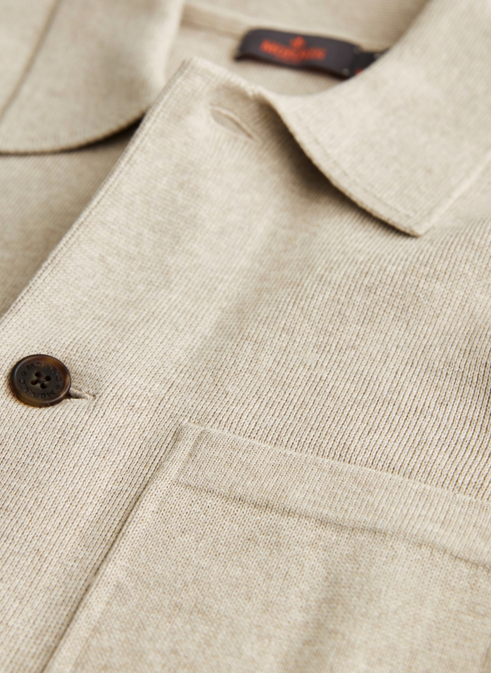 Morris Jake Knitted Shirt Jacket - Khaki