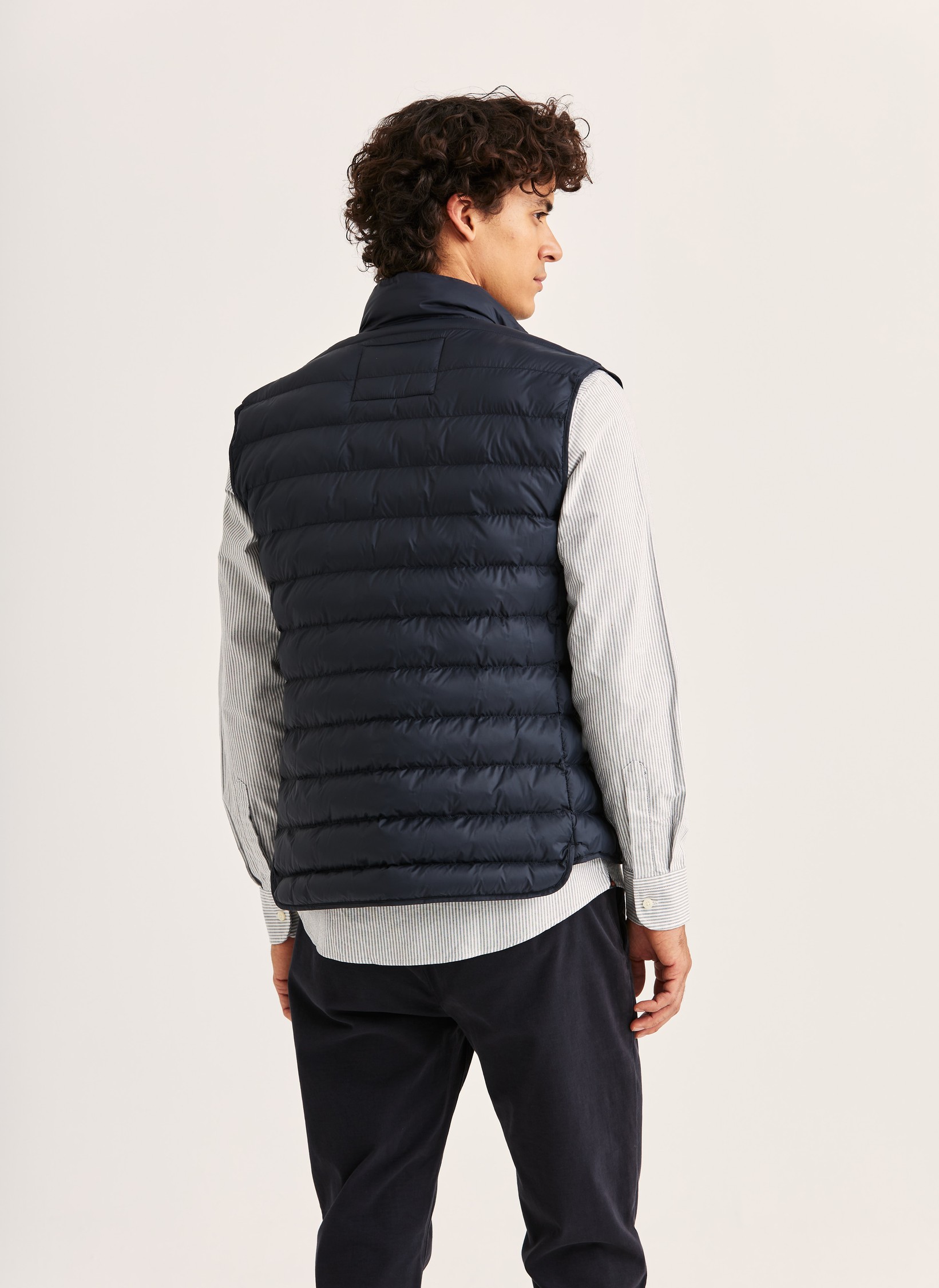 Morris Norfolk Liner Vest | Mens Vest Blue