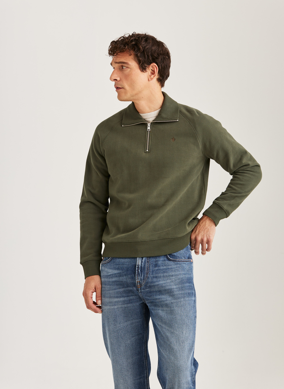 maryon half-zip sweatshirt