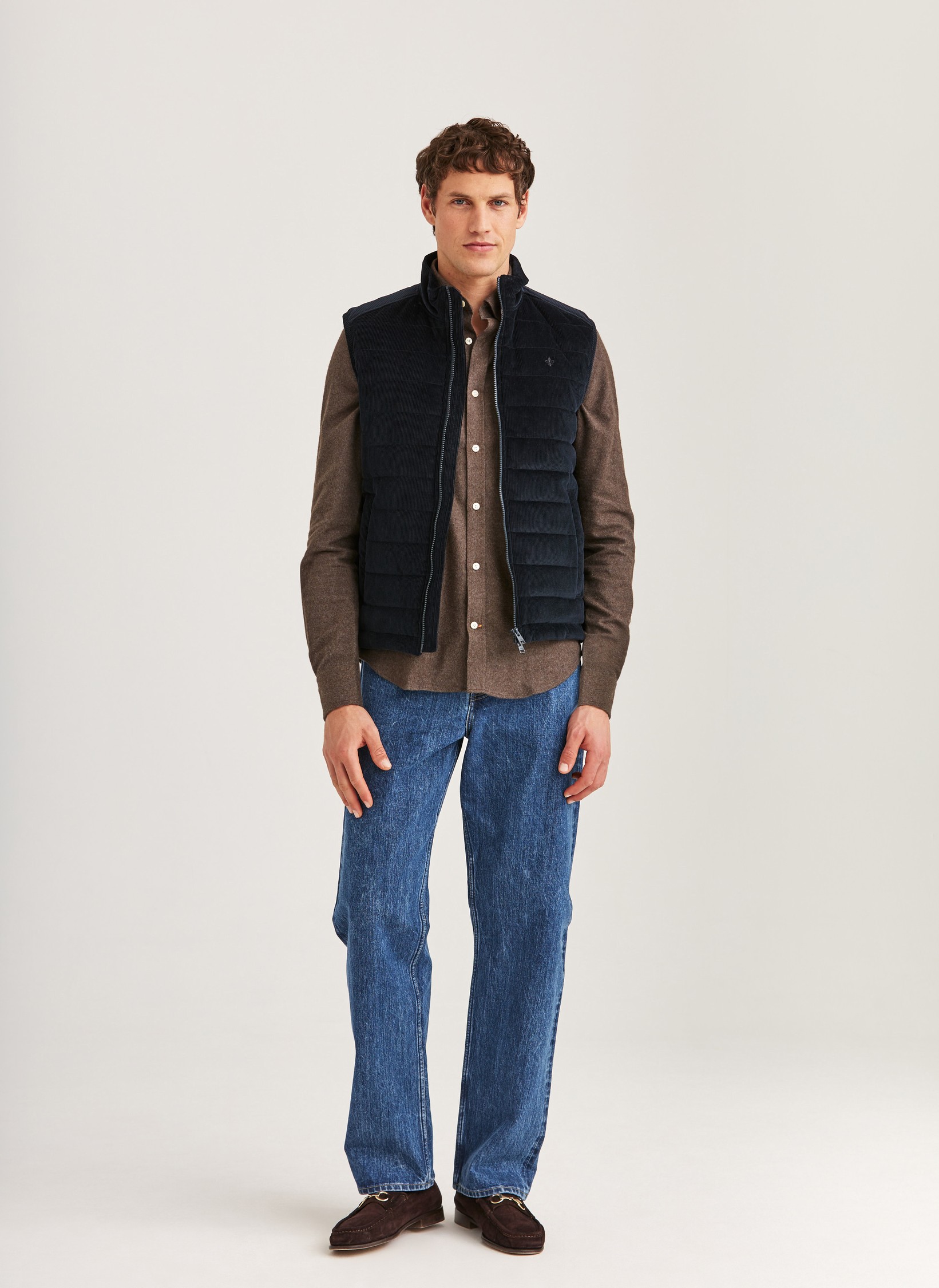Ted Quilted Cord Vest - Morris Stockholm