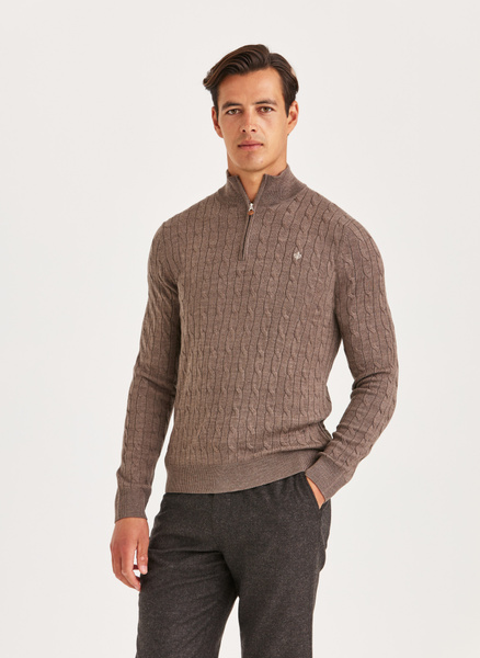 Men's Knitwear | Half-Zip Knits, Cable Knits & Knitted Cardigans