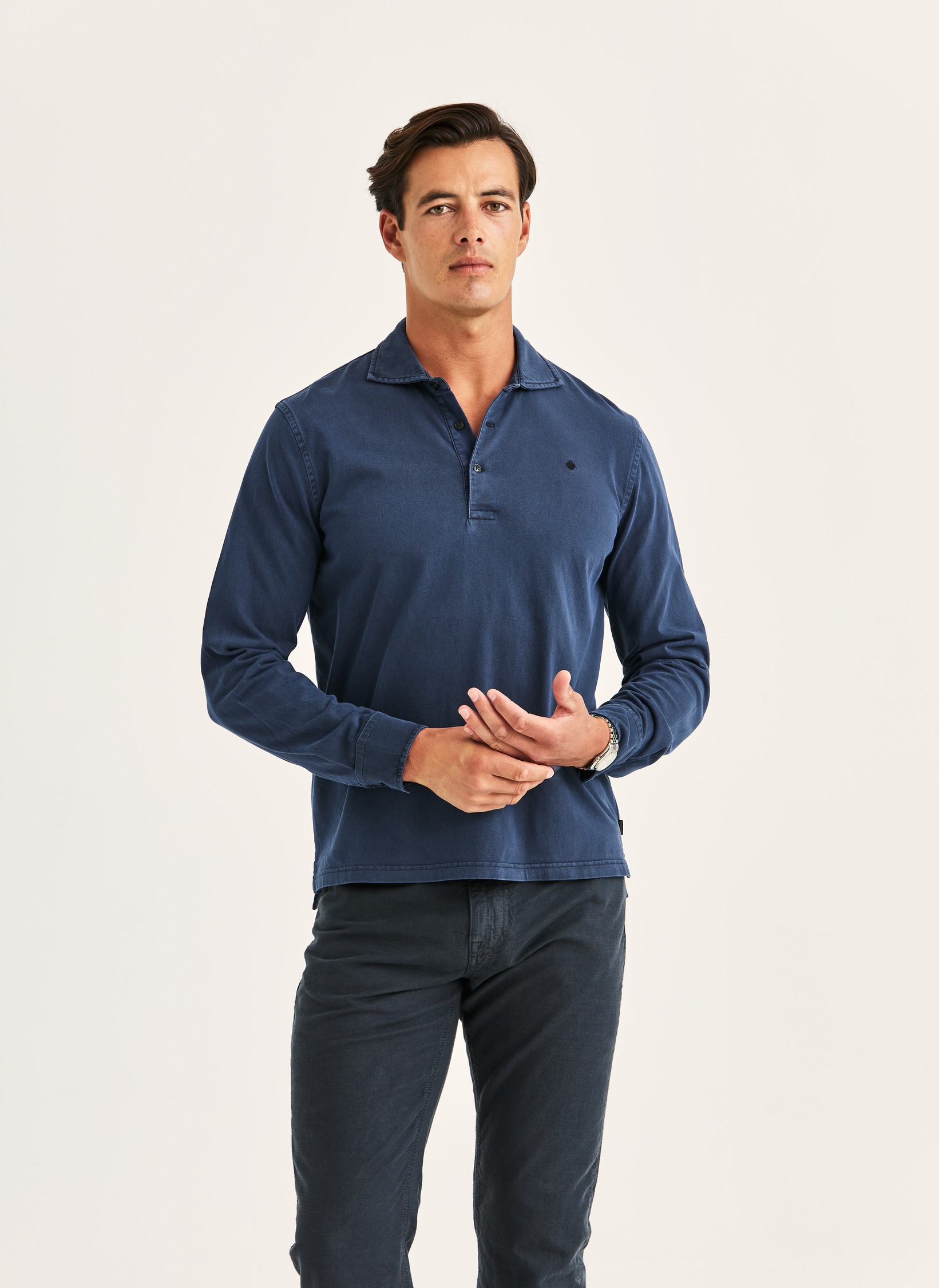 トップス AFB / DOUBLE LAYERD LS POLO SHIRTS DOUBLE LAYERD LS POLO SHIRTS – AFB