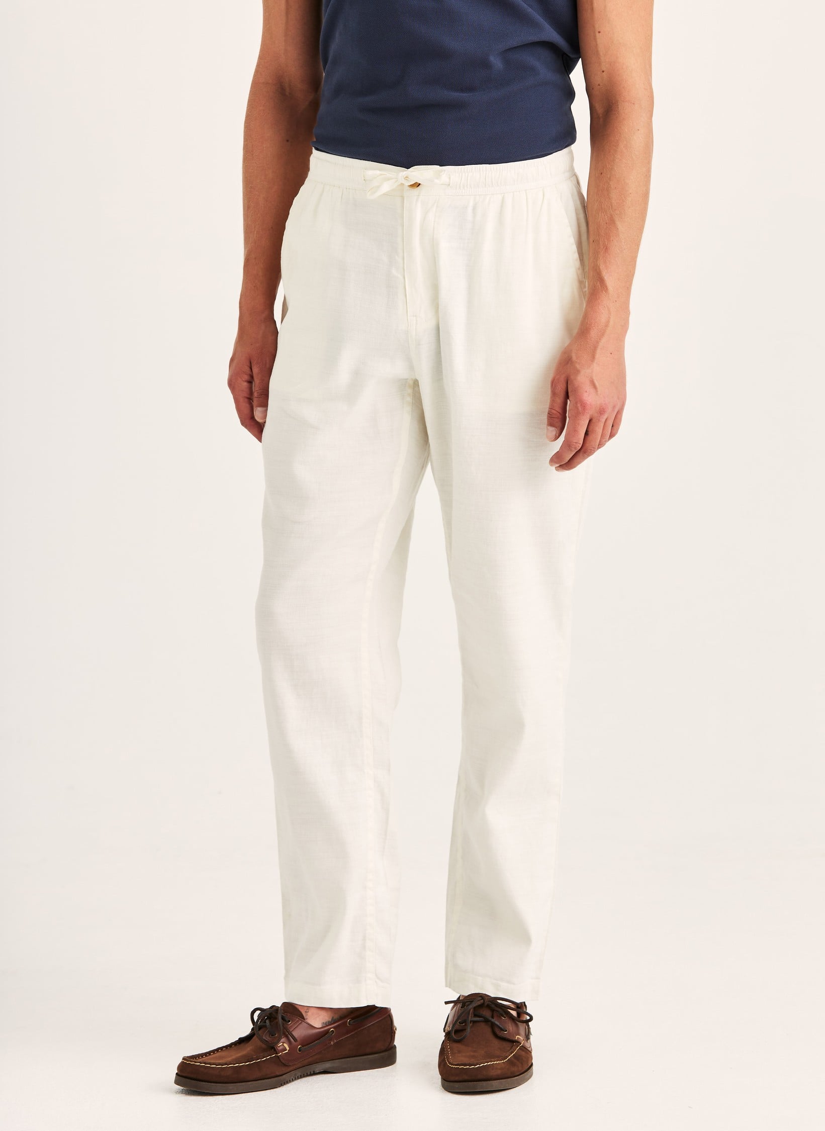 Fenix Linen Trouser | Linen trousers White