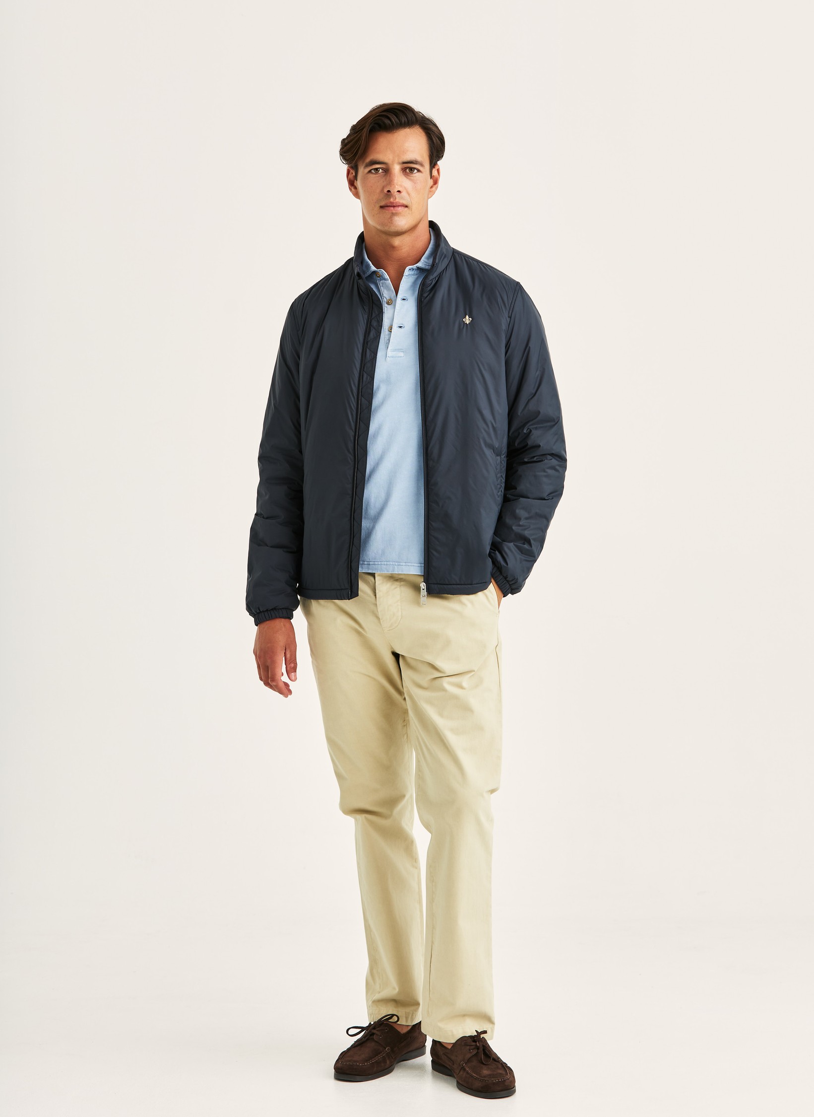 Bradley Padded Jacket | Mens Navy Jacket | Morris