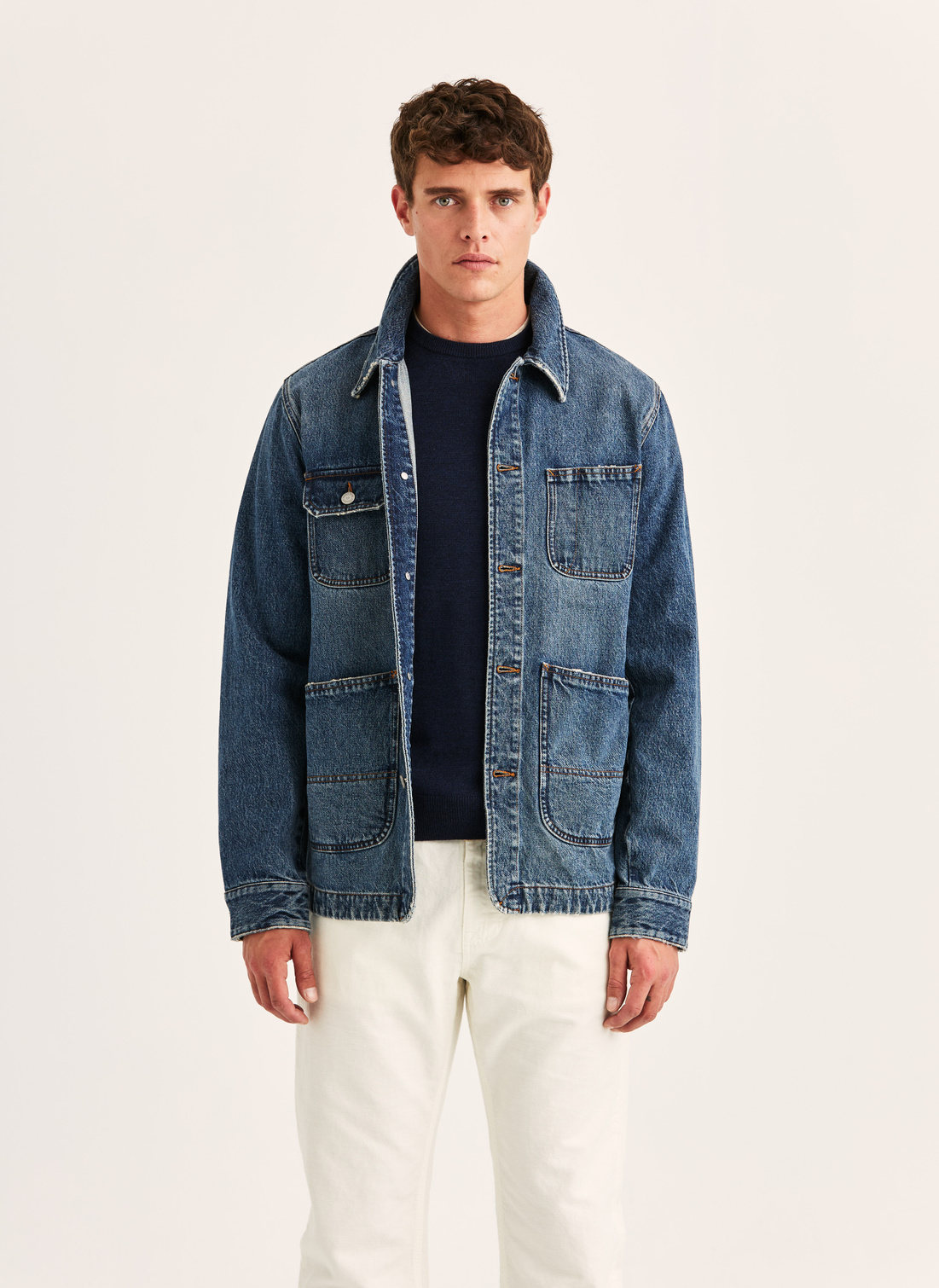 Denim Shirt Jacket | Mens Jacket | Morris
