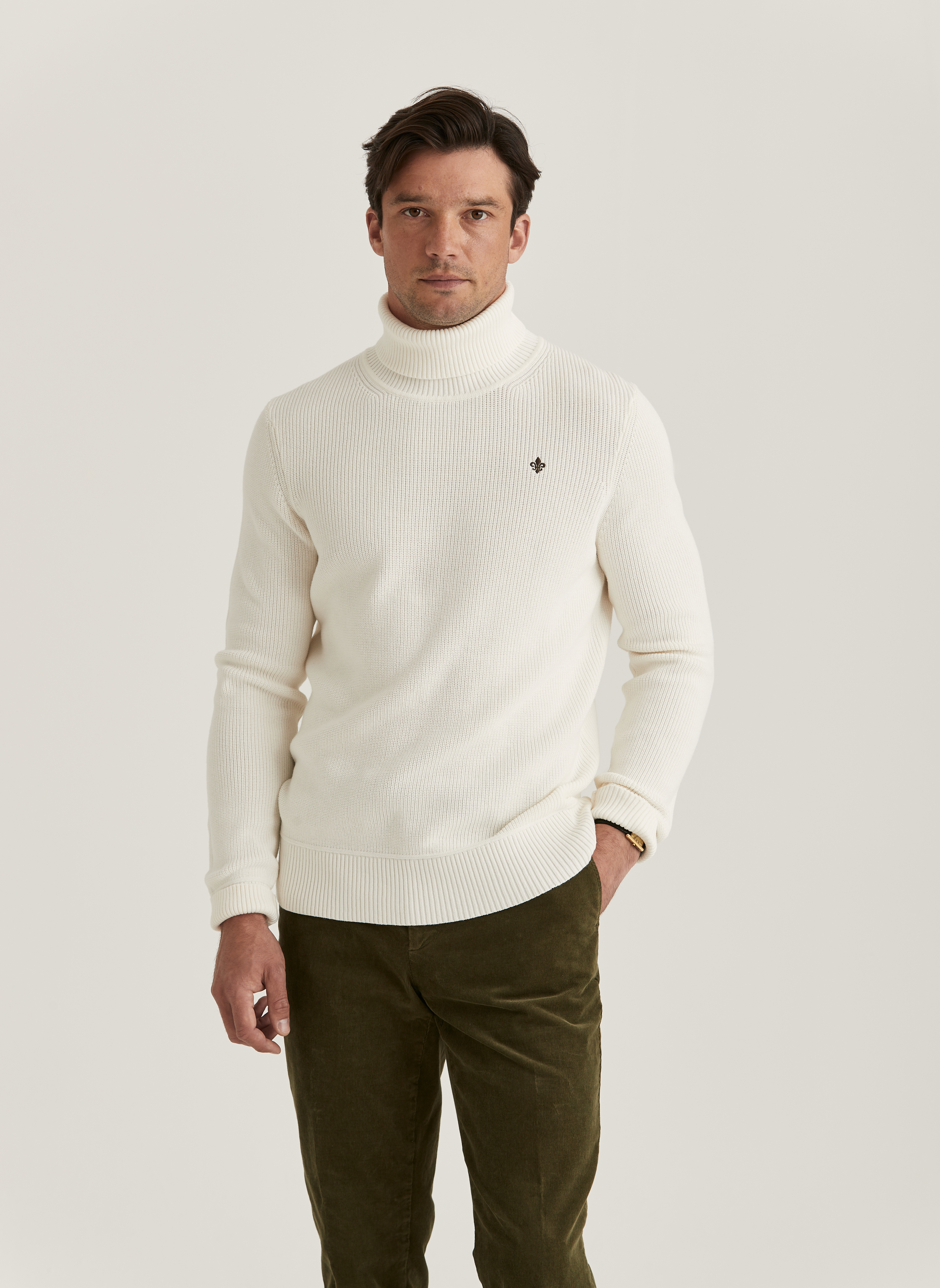 Morris Stockholm-Bernard Roller Neck-Benvit-Cotton-XS