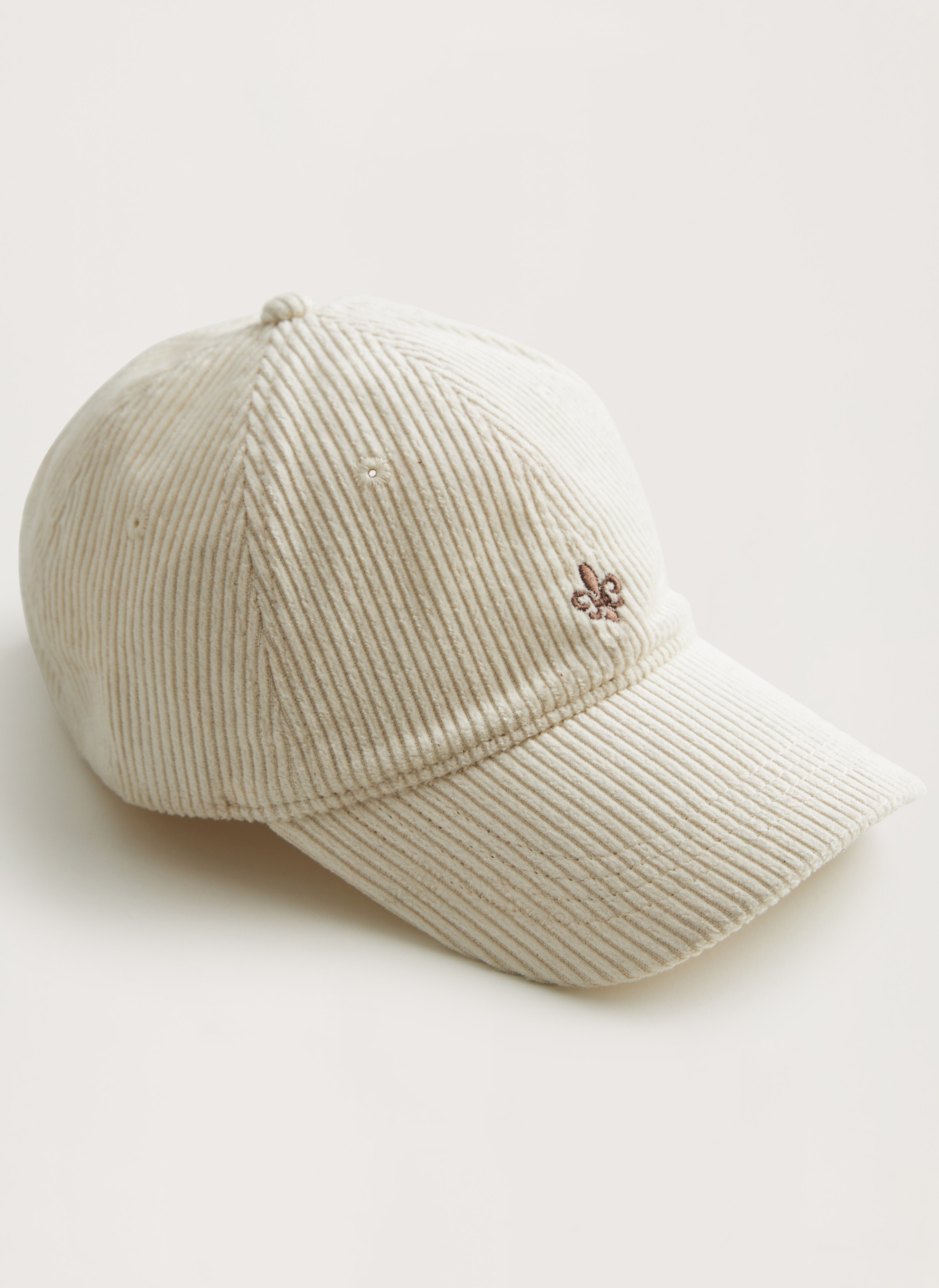Morris Stockholm Lily Cord Cap Off White Cotton One size