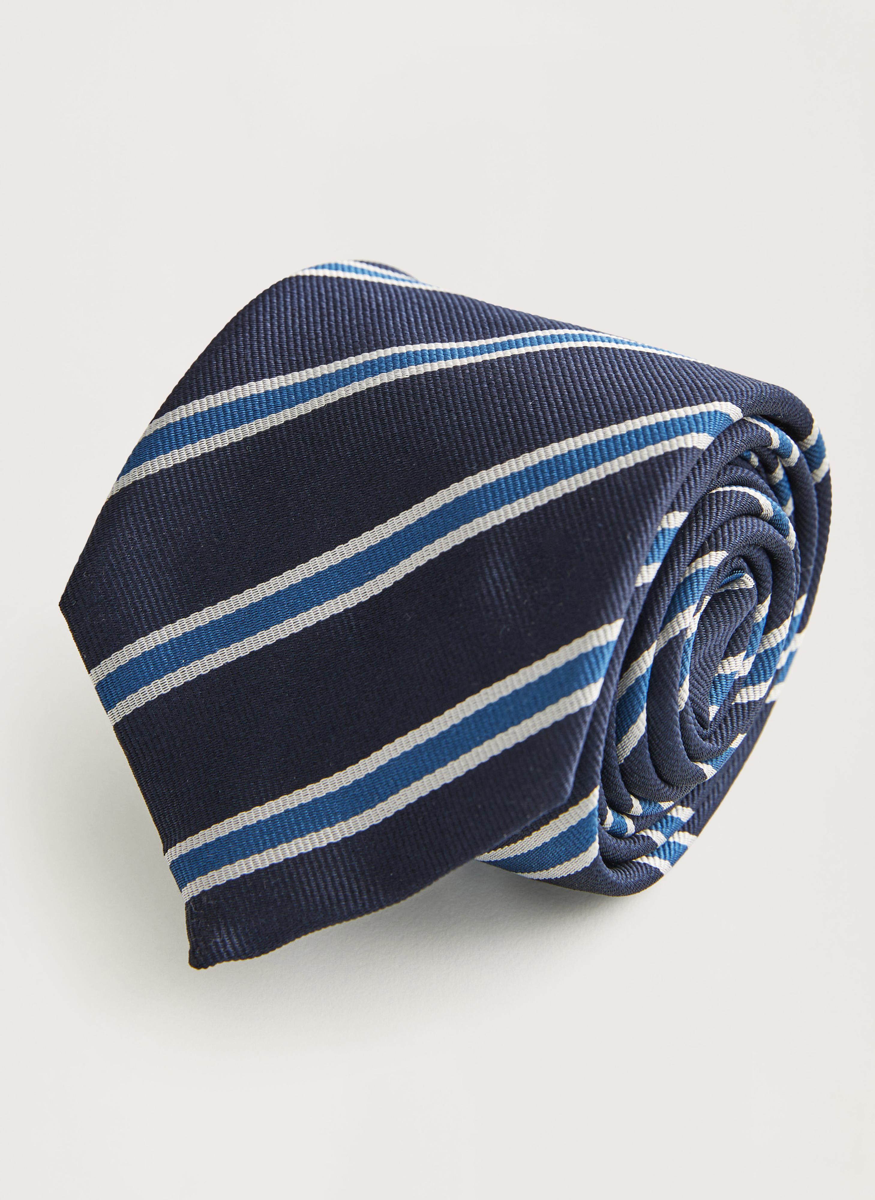 Morris Stockholm Club Tie Navy Silk One size