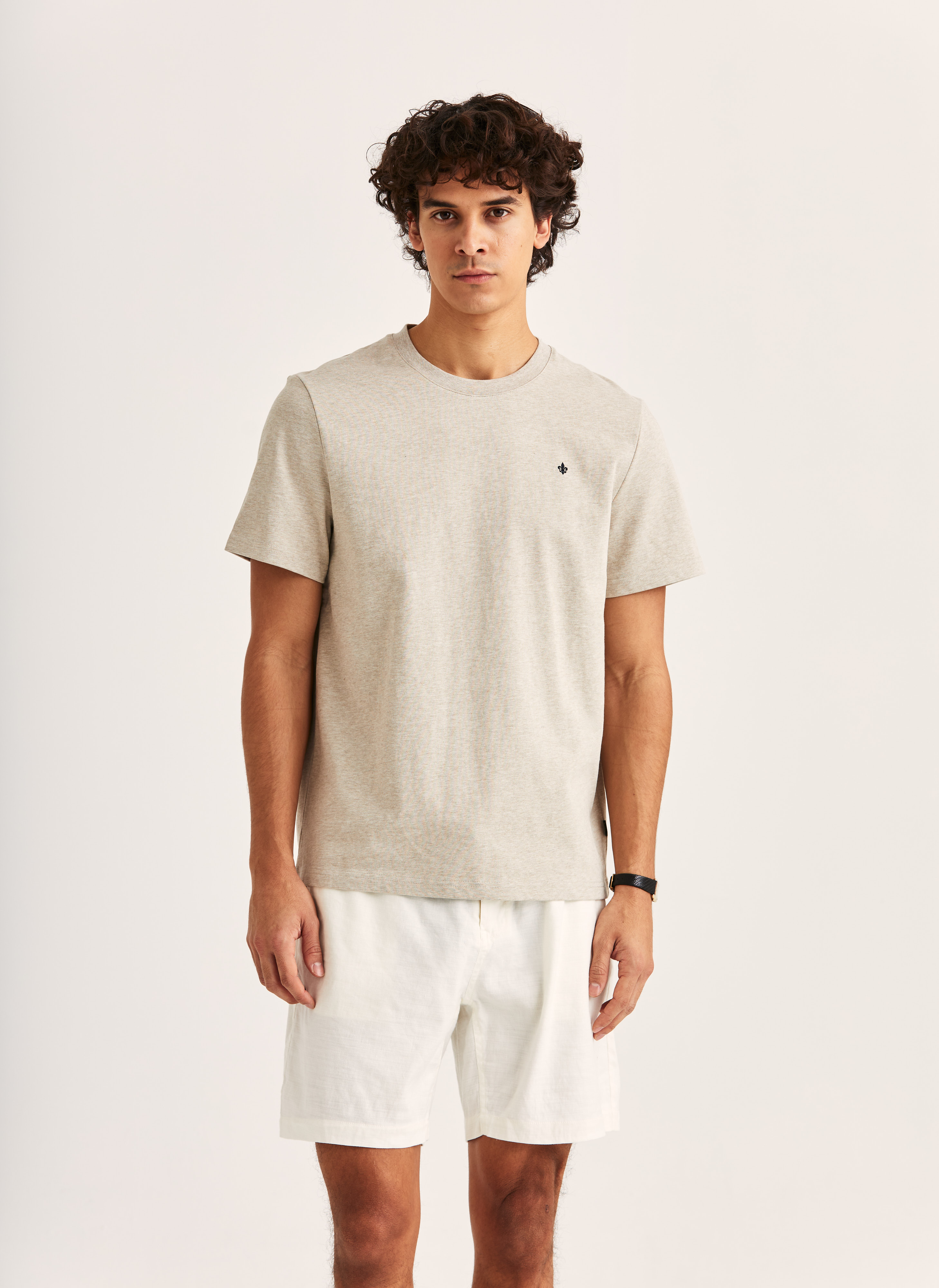 Morris Stockholm Blake Tee Kaki Cotton XS